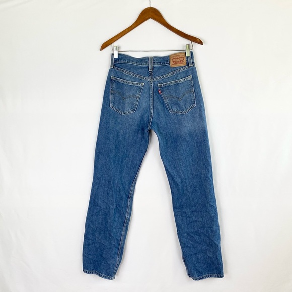 Low Pro Straight Medium Wash Distressed Denim Jeans Size‎ 26 - Picture 3 of 5